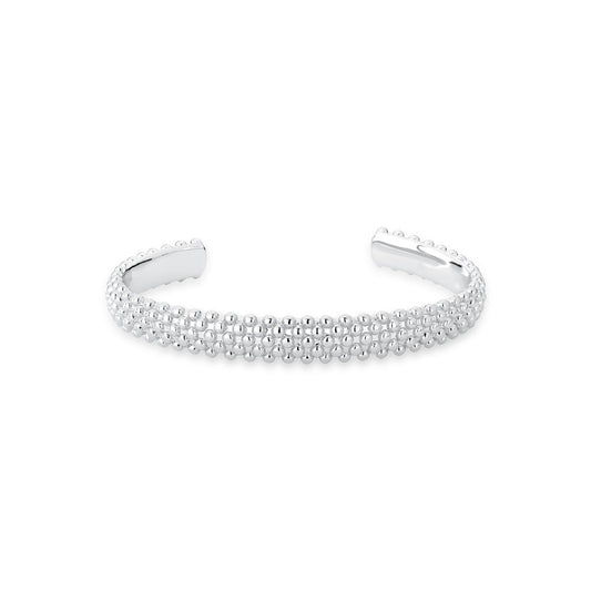 Bracelete Pontilhado Ródio