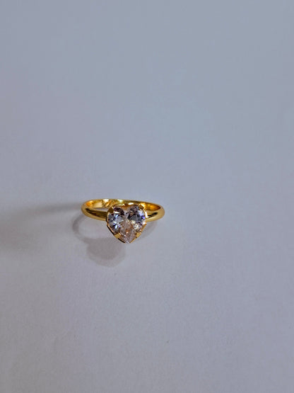 Anel Coração Cristal-16