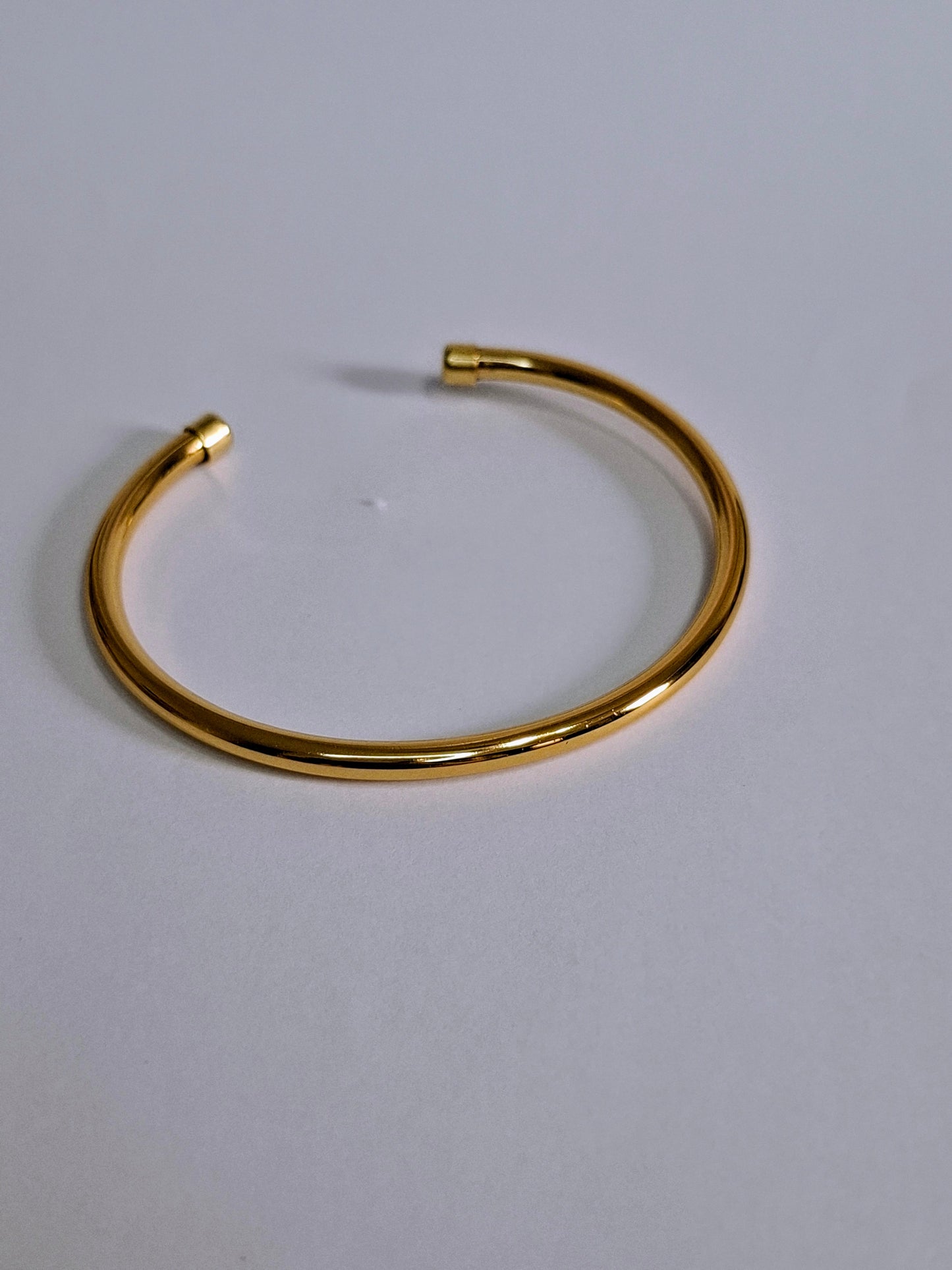 Bracelete Aro Liso Redondo Ouro