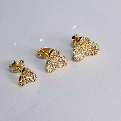 Brinco Flor Cravejada M